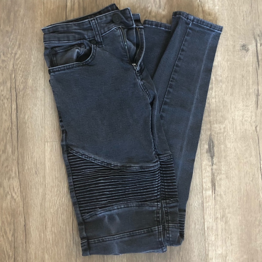 Black Pacsun Skinny Biker Jeans